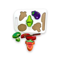 Tábua de Legumes com Velcro para Cortar | Zastras Educativo - 2