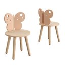 Ver imagem 1 de Conjunto com Duas Cadeiras Infantis Borboleta