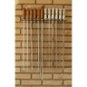Suporte para Espeto de parede em Inox- capacidade 12 espetos - 3
