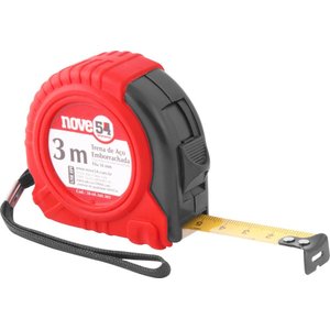 Trena aço 3mx16mm curta emborrachado - Nove54