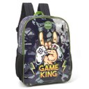 Ver imagem 1 de Mochila Costas Games King Escolar UP4YOU Luxcel:PRETO