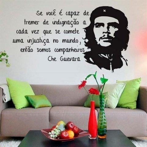Adesivo de Parede Frase ChEGuevara - M 142x76cm