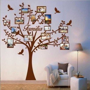 Adesivo de Parede Arvore da Família 3 - M 100x90cm