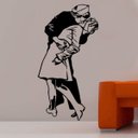 Ver imagem 1 de Adesivo de Parede Casal na Guerra - EG 115x60cm