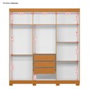 Ver imagem 5 de Guarda-Roupa de Casal 6 Portas Vinci Off White/Cinamomo