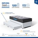 Ver imagem 6 de Cama Box + Colchão Espuma D60 Double Face Comfort Force Probel com Auxiliar Solteiro 88cm