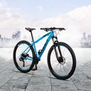 Ver imagem 3 de Bicicleta Z3-X PRO Aro 29 Quadro 17 Alumínio 27v Câmbio Shimano Freio Hidráulico Azul - Raider