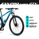Ver imagem 4 de Bicicleta Z3-X PRO Aro 29 Quadro 17 Alumínio 27v Câmbio Shimano Freio Hidráulico Azul - Raider