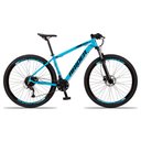 Ver imagem 2 de Bicicleta Z3-X PRO Aro 29 Quadro 17 Alumínio 27v Câmbio Shimano Freio Hidráulico Azul - Raider