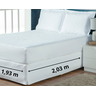 Saia Pra Cama Box king size matelasse c/ acabamento perfeito + veste como lençol - 2