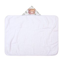 Toalha de Banho Bebe Soft Papi Amiguinhos: Urso Verde - 2