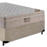 Cama Box Casal Suede + Colchão Casal Ortobom Airtech Molas SpringPocket (65x138x188) Bege - 6