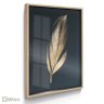 Quadro Decorativo Pena Dourada - 1