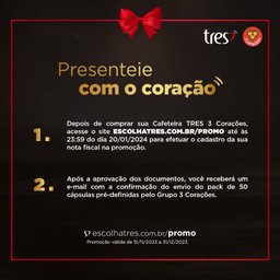 Cafeteira Espresso Tres 3 Corações Luna Automática Vermelha - 127v - 3