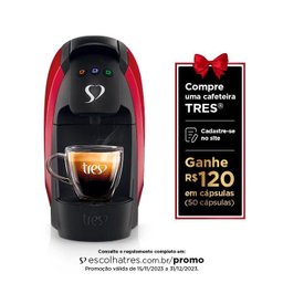 Cafeteira Espresso Tres 3 Corações Luna Automática Vermelha - 127v - 2