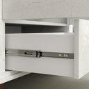 Ver imagem 4 de Balcão para Banheiro Malezia com Pés 2 Portas 1 Gaveta 82cm Branco Lyam Decor