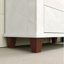 Ver imagem 2 de Balcão para Banheiro Malezia com Pés 2 Portas 1 Gaveta 82cm Branco Lyam Decor