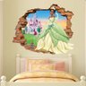 Adesivo de Parede Buraco Falso 3D Princesa Tiana 02 - G 82x100cm - 1