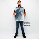 Ver imagem 2 de Quadro Decorativo em Canvas Abstrato Elementos Geométricos TaColado Moldura Flutuante 4,5cm Freijó 6