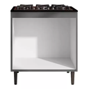 Ver imagem 2 de Balcão Cooktop Andréia 5 Bocas 2 Portas Cor Cinza - Ajl