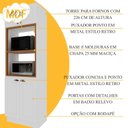 Ver imagem 6 de Cozinha Completa 5 Peças 100% MDF Bari Branco