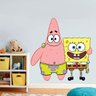 Adesivo de Parede Bob Esponja e Patrick Estrela - Gi 100x100cm - 1