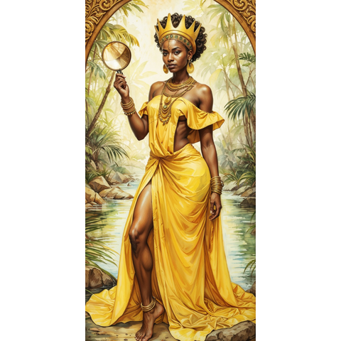 Adesivos Orixás Realista:oxum