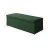 Calçadeira Baú Vitoria 100 cm Suede Verde - 1