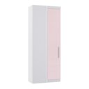 Ver imagem 1 de Guarda Roupa Modulado Alpes 1 Porta Canto Reto - Módulo Luciane:rosa