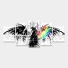Quadro Banda Rock Pink Floyd Dark Side Eagle Mosaico GRD - 1