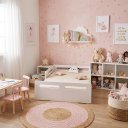Ver imagem 3 de Cama Infantil Montessoriana Casal MDF com Grade de Proteção