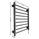 Ver imagem 5 de Toalheiro Térmico Alumínio 9 Barras Clássico Bivolt