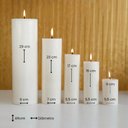 Ver imagem 3 de Vela Cilíndrica Comprida Ideal para Lanternas