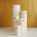 Ver imagem 2 de Vela Cilíndrica Comprida Ideal para Lanternas