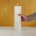 Ver imagem 4 de Vela Cilíndrica Comprida Ideal para Lanternas