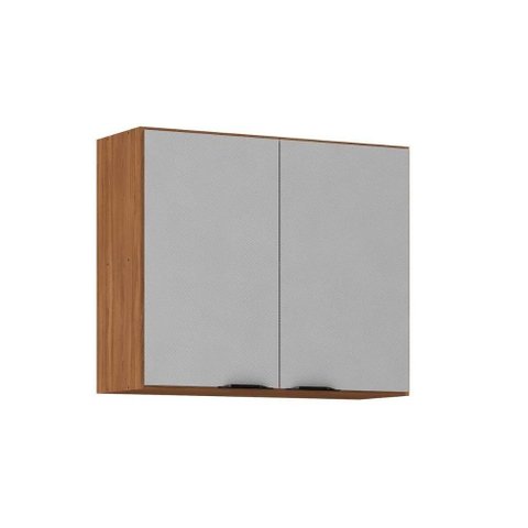 Armário de Cozinha Modulado Aéreo Firenze 2 Portas 80cm Amendola/nude Prime Tx - Demóbile