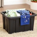 Ver imagem 4 de Caixa Organizadora Extreme Gigante 53 Litros Rodinhas Profissional Container Multiuso Grande Carrinh