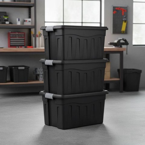 Caixa Organizadora Extreme Gigante 53 Litros Rodinhas Profissional Container Multiuso Grande Carrinh