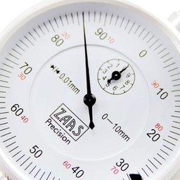 Relógio Comparador - Cap. 0-10mm - Graduação 0,01mm - 03,0001 - Zaas - 2