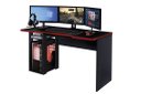 Ver imagem 1 de Mesa Gamer War Preto c/ Borda Vermelha