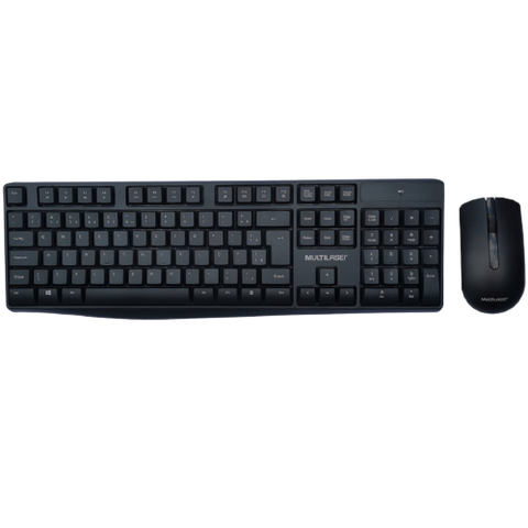 Kit Teclado e Mouse USB Sem Fio TC270 Multilaser