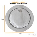 Ver imagem 3 de Ralo Inteligente Click Inox 15cm Redondo Banheiro Cromado Lavabo Veda Cheiro