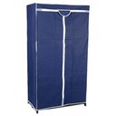 Ver imagem 2 de Guarda Roupa Ziper Armario Organizador Cabideiro Arara Azul