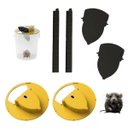 Ver imagem 3 de Ratoeira Armadilha Kit 2 Pega Rato Forte Reutilizavel Controle Pragas Roedor Camundongo Ratazana Qui