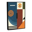 Ver imagem 4 de Quadro Decorativo Cubismo Abstrato Ii com Moldura Filete