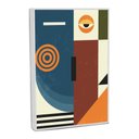 Ver imagem 1 de Quadro Decorativo Cubismo Abstrato Ii com Moldura Filete
