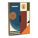 Ver imagem 2 de Quadro Decorativo Cubismo Abstrato Ii com Moldura Filete