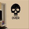 Adesivo de Parede Caveira Pixel Game Over - EG 164x98cm - 1