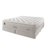 Cama Box Queen Branco + Colchão Molas Ensacadas Látex Visco Gel Kingston 158x198x68cm - 1