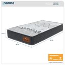 Ver imagem 4 de Colchão Solteiro New York Molas Ensacadas 88x188x22cm